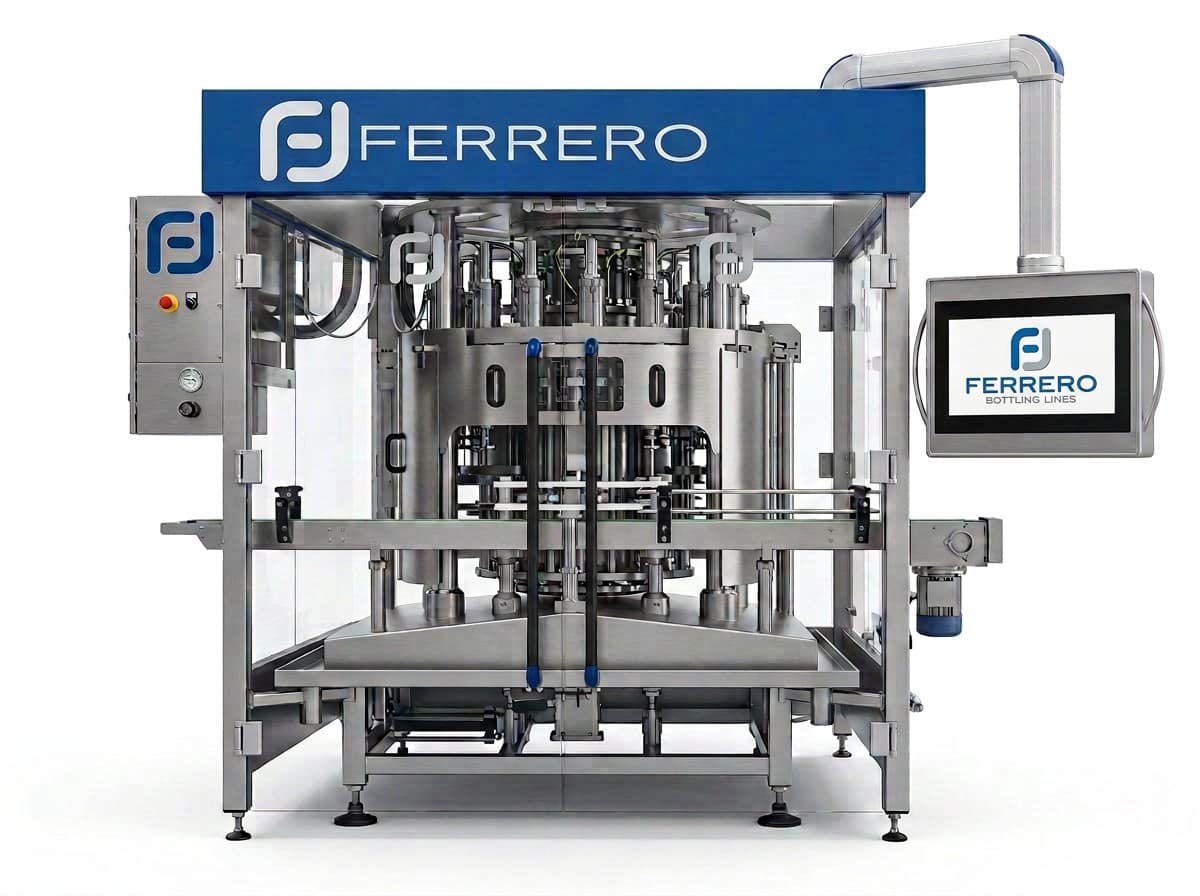 vista generale di una riempitrice elettropneumatica
